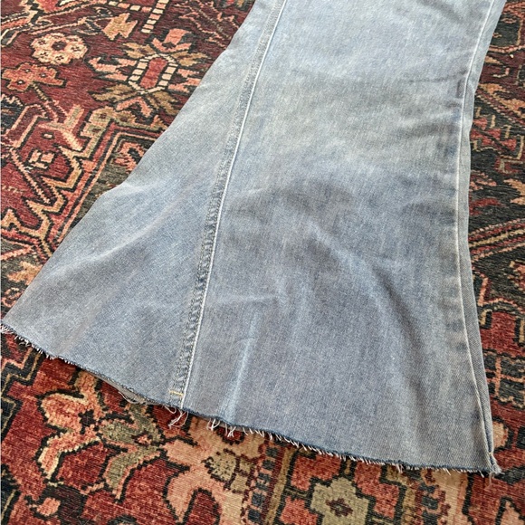 Three bird nest denim wide leg overalls - Picture 5 of 6